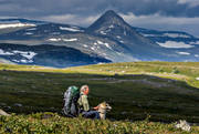 fjll, fjllandskap, fjllen, fjllnatur, fjlltopp, fjllvandra, fjllvandrare, fjllvandring, fjllvistelse, friluftsliv, hgfjll, landskap, lappland, natur, Slugga, sommar, sommarfjll