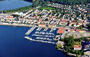 bthamn, drnarbilder, drnarfoto, flygbild, flygbilder, flygfoto, flygfoton, hamn, Hudiksvall, Hlsingland, landskap, smbtshamn, sommar, stder