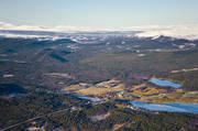 by, drnarbilder, drnarfoto, flygbild, flygbilder, flygfoto, flygfoton, Hrjedalen, hst, landskap, Ljusnedal, samhlle, samhllen