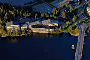 drnarbilder, drnarfoto, flygbild, flygbilder, flygfoto, flygfoton, Hotell Lappland, lappland, Lycksele, samhllen, sommar