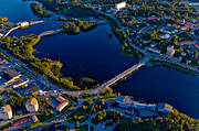 drnarbilder, drnarfoto, flygbild, flygbilder, flygfoto, flygfoton, Hotell Lappland, lappland, Lycksele, samhllen, sommar