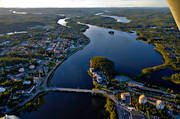 drnarbilder, drnarfoto, flygbild, flygbilder, flygfoto, flygfoton, Hotell Lappland, lappland, Lycksele, samhllen, sommar