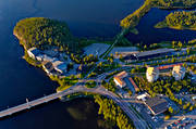 drnarbilder, drnarfoto, flygbild, flygbilder, flygfoto, flygfoton, lappland, Lycksele, samhllen, sommar
