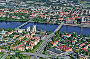 drnarbilder, drnarfoto, flygbild, flygbilder, flygfoto, flygfoton, hst, samhlle, stad, stder, Ume, Umelven, Vsterbotten