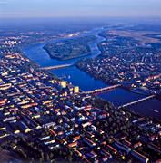 broar, drnarbilder, drnarfoto, flygbild, flygbilder, flygfoto, flygfoton, stad, stder, Sverige, Ume, Umelven, Vsterbotten