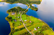 drnarbilder, drnarfoto, flygbild, flygbilder, flygfoto, flygfoton, lappland, samhllen, sommar, Vilhelmina