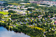 drnarbilder, drnarfoto, flygbild, flygbilder, flygfoto, flygfoton, lappland, samhllen, sommar, Vilhelmina