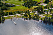 drnarbilder, drnarfoto, flygbild, flygbilder, flygfoto, flygfoton, lappland, samhllen, sommar, Vilhelmina
