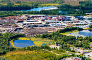 drnarbilder, drnarfoto, flygbild, flygbilder, flygfoto, flygfoton, lappland, samhllen, sommar, Vilhelmina