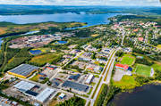 drnarbilder, drnarfoto, flygbild, flygbilder, flygfoto, flygfoton, lappland, samhllen, sommar, Vilhelmina