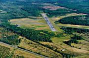 anlggningar, drnarbilder, drnarfoto, flygbild, flygbilder, flygfoto, flygfoton, flygflt, flygplats, Hallviken, Jmtland, landningsbanor, sommar