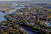 drnarbilder, drnarfoto, flygbild, flygbilder, flygfoto, flygfoton, lappland, Lycksele, samhllen, sommar