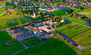 anlggningar, drnarbild, drnarbilder, drnarfoto, flygbild, flygbilder, flygfoto, flygfoton, gymnasieskola, Jmtland, kyrka, kyrkor, lantbruk, lantbruksskola, lantmannaskola, naturbruksgymnasium, samhllen, skola, sommar, Torsta, Torstaskolan