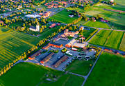 anlggningar, drnarbild, drnarbilder, drnarfoto, flygbild, flygbilder, flygfoto, flygfoton, gymnasieskola, Jmtland, kyrka, kyrkor, lantbruk, lantbruksskola, lantmannaskola, naturbruksgymnasium, samhllen, skola, sommar, Torsta, Torstaskolan