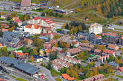 centrum, drnarbilder, drnarfoto, flygbild, flygbilder, flygfoto, flygfoton, hotell, hst, Jmtland, samhllen, stationen, torget, re, retorget
