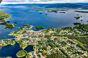 Arjeplog, Arjepluovve, drnarbild, drnarbilder, drnarfoto, flygbild, flygbilder, flygfoto, flygfoton, Kraja, lappland, samhllen