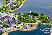 Arjeplog, Arjepluovve, drnarbild, drnarbilder, drnarfoto, flygbild, flygbilder, flygfoto, flygfoton, Kraja, kyrka, kyrkor, lappland, samhllen