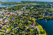 Arvidsjaur, drnarbilder, drnarfoto, flygbild, flygbilder, flygfoto, flygfoton, lappland, Nyborgstjrn, samhllen, sommar