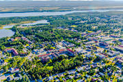 Arvidsjaur, drnarbilder, drnarfoto, flygbild, flygbilder, flygfoto, flygfoton, lappland, samhllen, sommar
