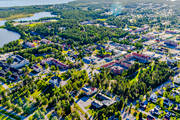 Arvidsjaur, drnarbilder, drnarfoto, flygbild, flygbilder, flygfoto, flygfoton, lappland, samhllen, sommar