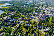 Arvidsjaur, drnarbilder, drnarfoto, flygbild, flygbilder, flygfoto, flygfoton, lappland, samhllen, sommar