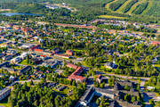 Arvidsjaur, drnarbilder, drnarfoto, flygbild, flygbilder, flygfoto, flygfoton, kyrka, kyrkor, lappland, samhllen, sommar