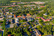 Arvidsjaur, drnarbilder, drnarfoto, flygbild, flygbilder, flygfoto, flygfoton, kyrka, kyrkor, lappland, samhllen, sommar