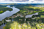 backe, Backesjn, drnarbild, drnarbilder, drnarfoto, Fjllsjn, Fjllsjlven, flygbild, flygbilder, flygfoto, flygfoton, Jmtland, lasarett, samhllen, sjukhus, sjukstuga, sommar
