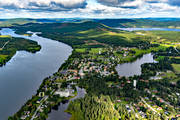 backe, Backesjnoret, drnarbild, drnarbilder, drnarfoto, Fjllsjn, Fjllsjlven, flygbild, flygbilder, flygfoto, flygfoton, Jmtland, lasarett, samhllen, sjukhus, sjukstuga, sommar