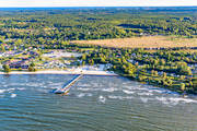 bad, Borgholm, campingplats, drnarbilder, drnarfoto, flygbild, flygbilder, flygfoto, flygfoton, havsbad, samhllen, sommar, land