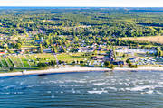 bad, Borgholm, campingplats, drnarbilder, drnarfoto, flygbild, flygbilder, flygfoto, flygfoton, havsbad, samhllen, sommar, land