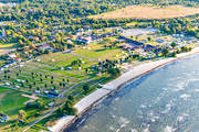 bad, Borgholm, camping, campingplats, drnarbilder, drnarfoto, flygbild, flygbilder, flygfoto, flygfoton, havsbad, Klinta, Kping, Kpingsvik, samhllen, sommar, strand, land