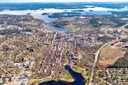 Britsarvet, centrum, Dalarna, drnarbilder, drnarfoto, Falun, Falun, flygbild, flygbilder, flygfoto, flygfoton, Klgrdsudden, Runn, slagghgar, slaggvarp, stder, Tisken, Varpan, vr, stanfors