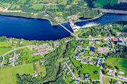 drnarbilder, drnarfoto, flygbild, flygbilder, flygfoto, flygfoton, Hammarstrand, Indalslven, Jmtland, samhllen, lvar
