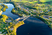 drnarbild, drnarbilder, drnarfoto, flygbild, flygbilder, flygfoto, flygfoton, Hammarstrand, Indalslven, Jmtland, samhllen, lvar