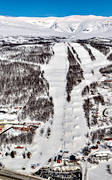 drnarbilder, drnarfoto, flygbild, flygbilder, flygfoto, flygfoton, Hemavan, lappland, nedfarter, samhllen, skidbackar, skidort, vinter
