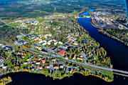 drnarbilder, drnarfoto, flygbild, flygbilder, flygfoto, flygfoton, hst, Indalslven, Jmtland, Krokom, samhllen