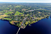 drnarbilder, drnarfoto, flygbild, flygbilder, flygfoto, flygfoton, Indalslven, Jmtland, Lit, samhllen, sommar