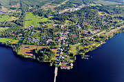 drnarbilder, drnarfoto, flygbild, flygbilder, flygfoto, flygfoton, Indalslven, Jmtland, Lit, samhllen, sommar
