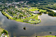bad, badplats, caming, campingplats, drnarbild, drnarbilder, drnarfoto, Faxlven, flygbild, flygbilder, flygfoto, flygfoton, Lngsele, samhllen, sommar, Vsternorrland