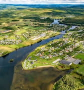 bad, badplats, caming, campingplats, drnarbild, drnarbilder, drnarfoto, Faxlven, flygbild, flygbilder, flygfoto, flygfoton, Lngsele, samhllen, sommar, Vsternorrland