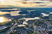 drnarbilder, drnarfoto, flygbild, flygbilder, flygfoto, flygfoton, Lule, lulelven, Norrbotten, sommar, stder