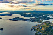 Bergnsbron, drnarbilder, drnarfoto, flygbild, flygbilder, flygfoto, flygfoton, Grsjlfjrden, Lule, lulelven, Norrbotten, sommar, stder