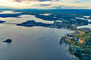 drnarbilder, drnarfoto, flygbild, flygbilder, flygfoto, flygfoton, Grsjlfjrden, Grsjlren, Lule, lulelven, Norrbotten, sommar, stder