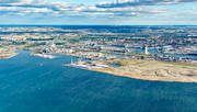 drnarbilder, drnarfoto, flygbild, flygbilder, flygfoto, flygfoton, hamn, Industrihamnen, Malm, Skne, sommar, stder