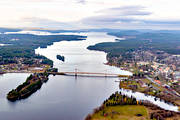bro, drnarbilder, drnarfoto, flygbild, flygbilder, flygfoto, flygfoton, hst, Jmtland, samhllen, Strms Vattudal, Strmsund, Strmsundsbron, Vattudalen