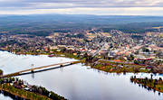 bro, drnarbilder, drnarfoto, flygbild, flygbilder, flygfoto, flygfoton, hst, Jmtland, samhllen, Strms Vattudal, Strmsund, Strmsundsbron, Vattudalen