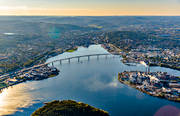drnarbilder, drnarfoto, flygbild, flygbilder, flygfoto, flygfoton, hst, Medelpad, stder, Sundsvall, Sundsvallsbron, Sundsvallsfjrden
