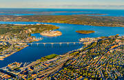 drnarbilder, drnarfoto, flygbild, flygbilder, flygfoto, flygfoton, hst, Medelpad, stder, Sundsvall, Sundsvallsbron, Sundsvallsfjrden, Tjuvholmen