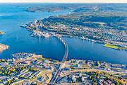 drnarbilder, drnarfoto, flygbild, flygbilder, flygfoto, flygfoton, hst, Medelpad, stder, Sundsvall, Sundsvallsbron, Sundsvallsfjrden